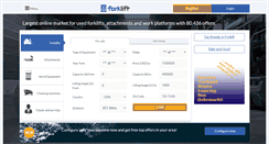 Desktop Screenshot of forklift-international.com